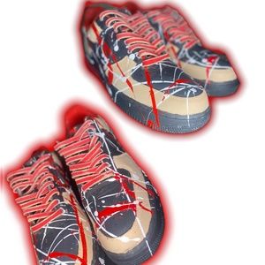 Splatter paint shoes